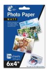 Photo Paper 6x4"Matt 40 Sheets